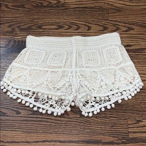 Surf Gypsy Crochet Shorts